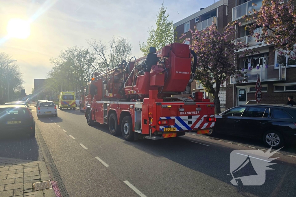 Brandweer ingezet voor gebouwbrand