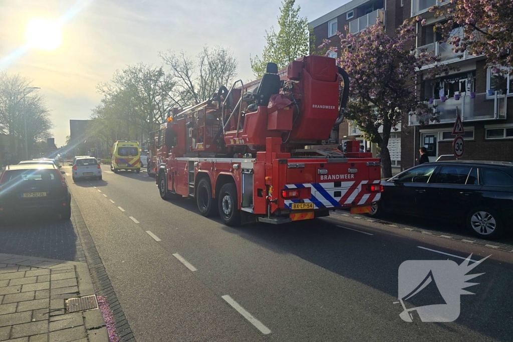 Brandweer ingezet voor gebouwbrand