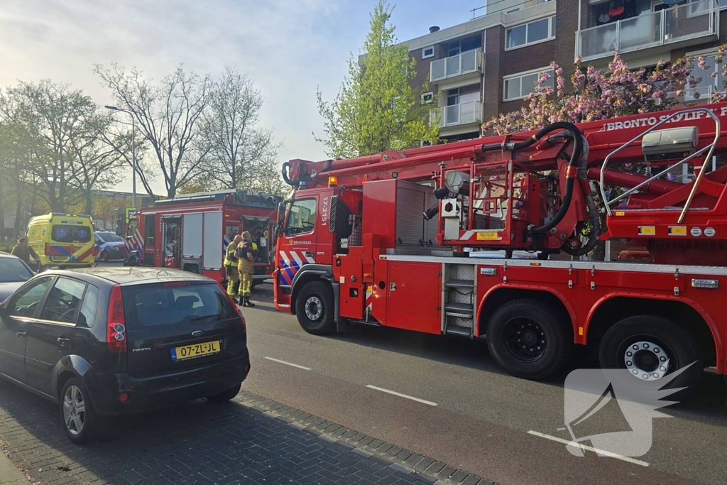 Brandweer ingezet voor gebouwbrand