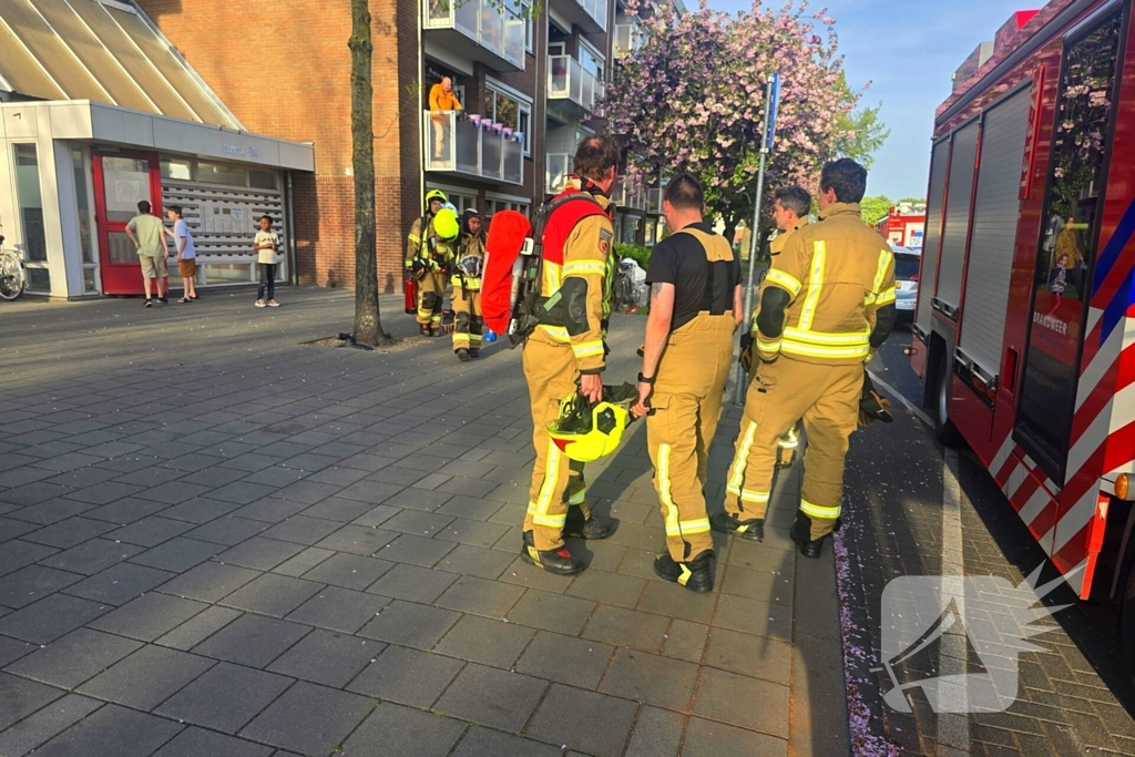 Brandweer ingezet voor gebouwbrand