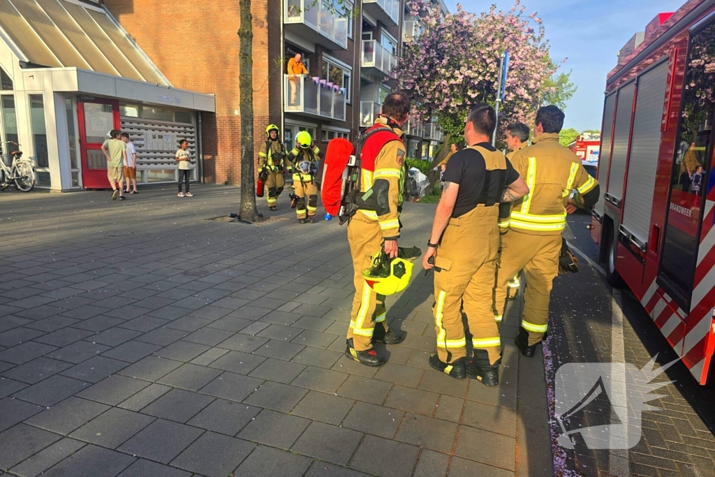 Brandweer ingezet voor gebouwbrand