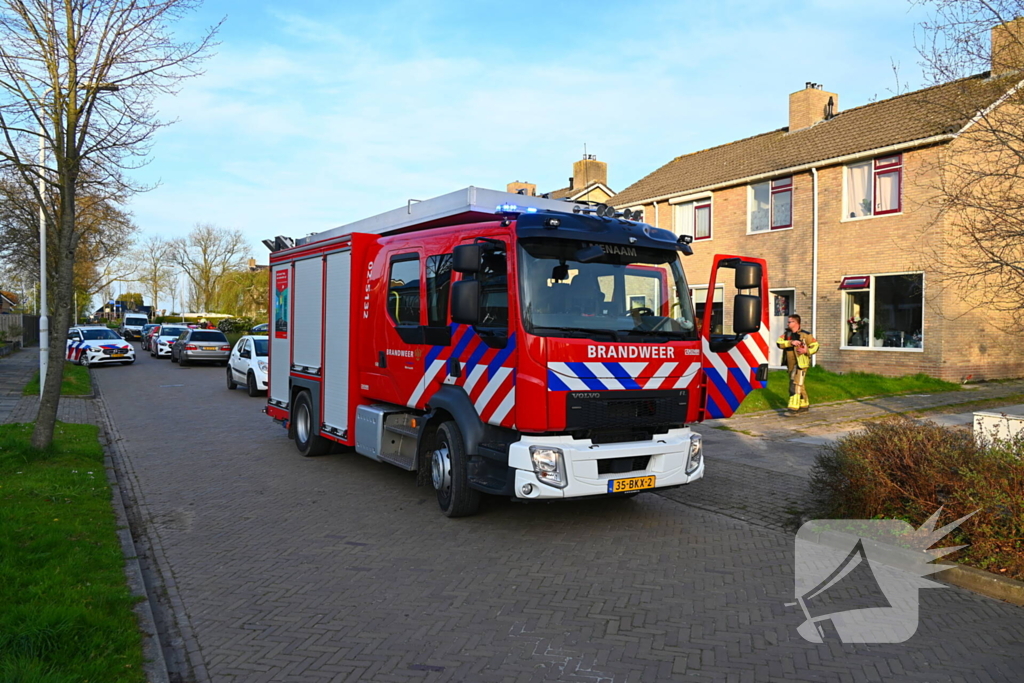 Brandweer ingezet voor keukenbrand