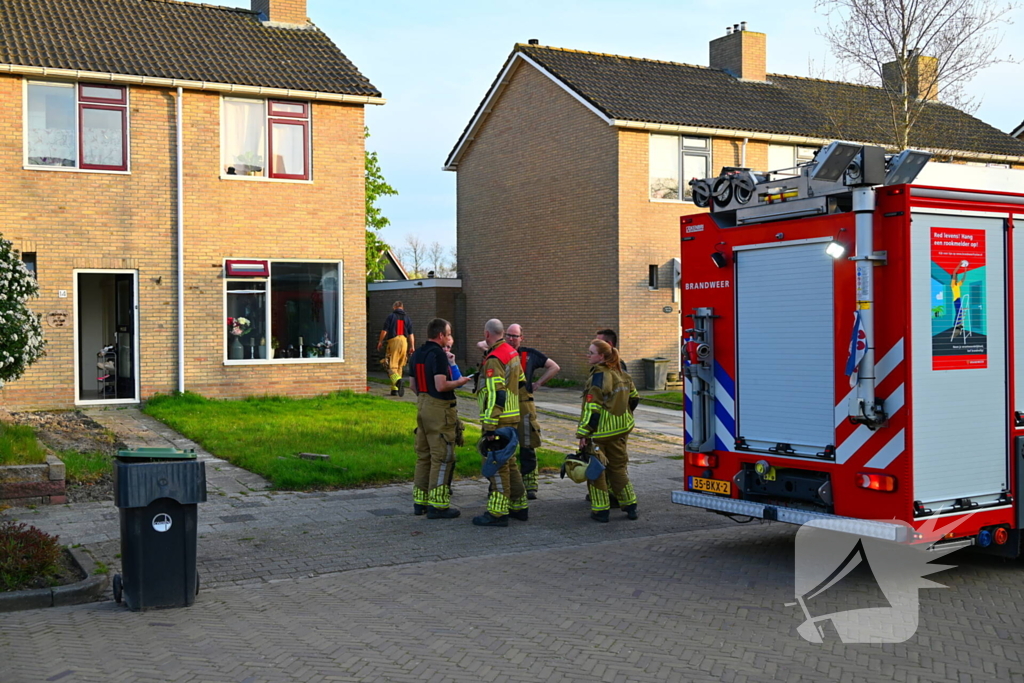 Brandweer ingezet voor keukenbrand