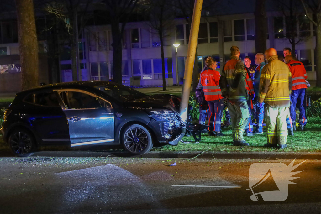 Man zwaargewond bij eenzijdig ongeluk
