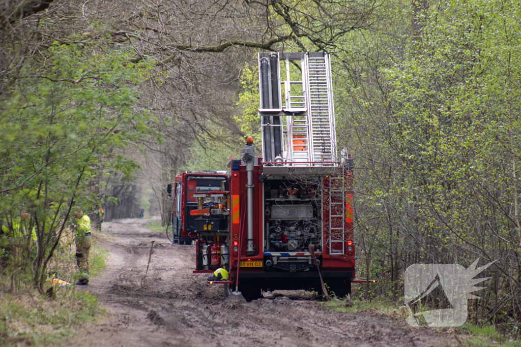 Brandweer blust wederom bosbrand