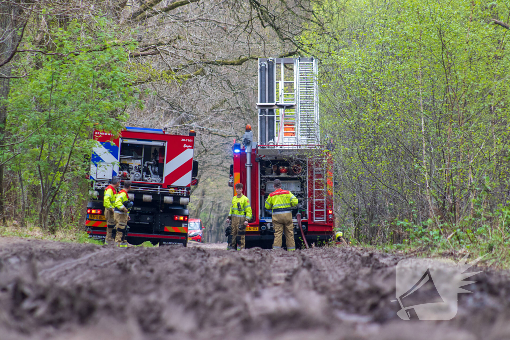Brandweer blust wederom bosbrand
