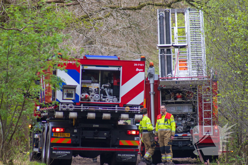 Brandweer blust wederom bosbrand