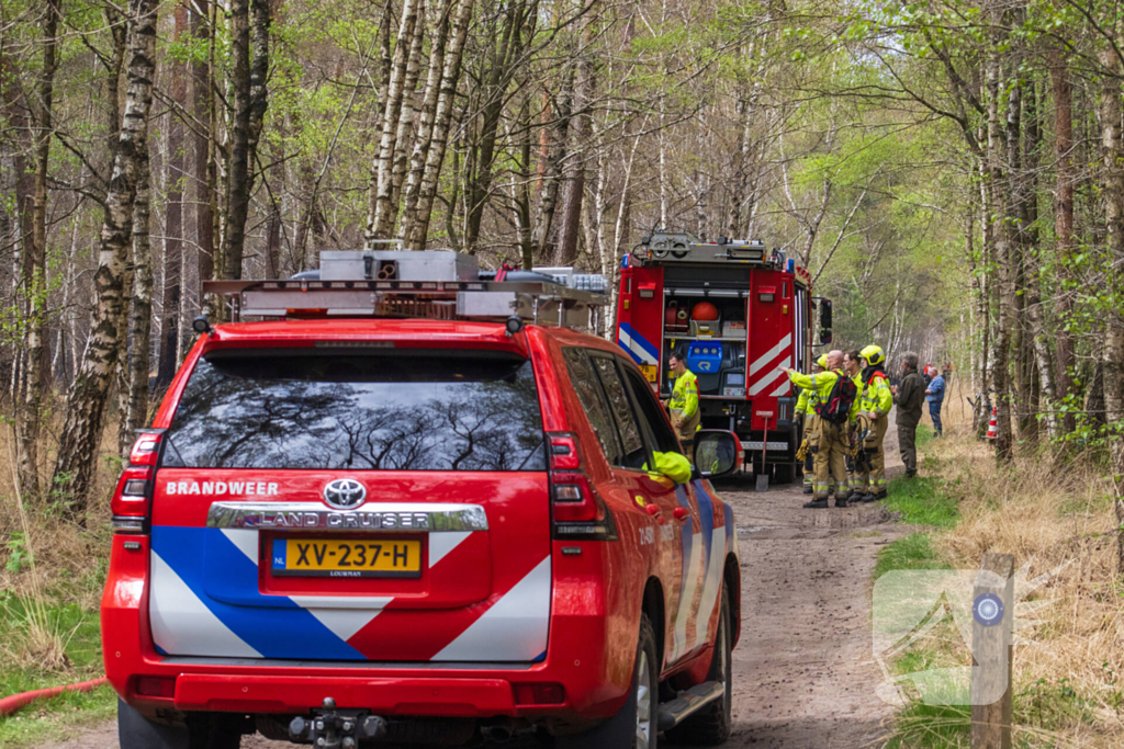 Brandweer blust wederom bosbrand