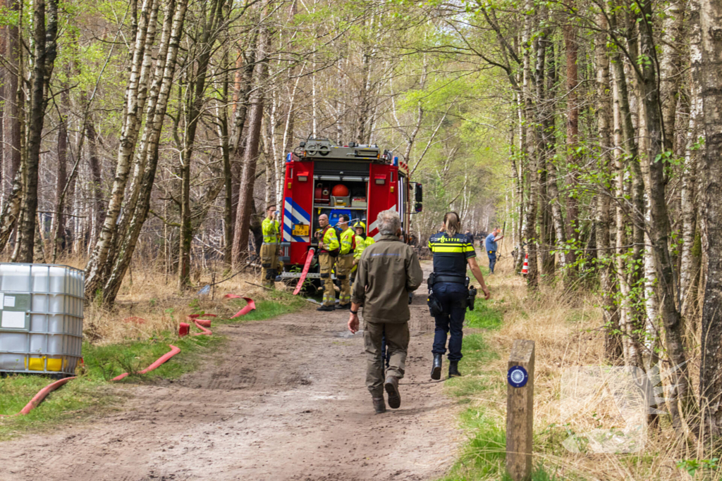 Brandweer blust wederom bosbrand