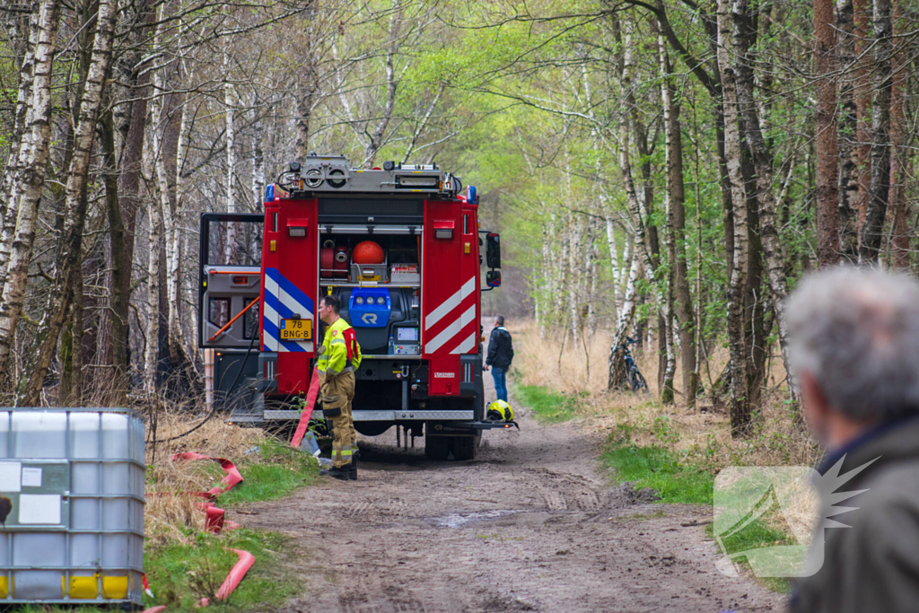 Brandweer blust wederom bosbrand