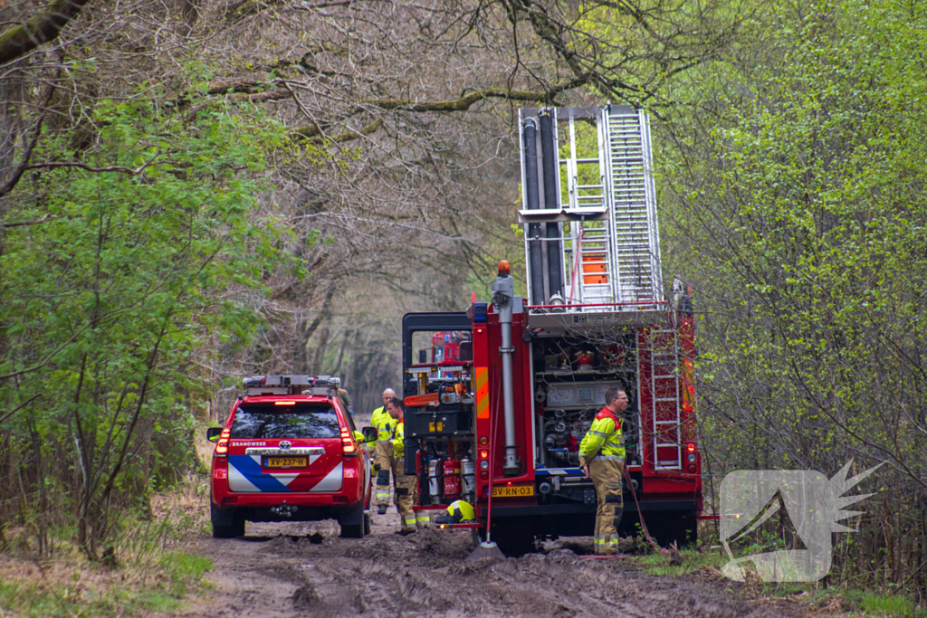Brandweer blust wederom bosbrand