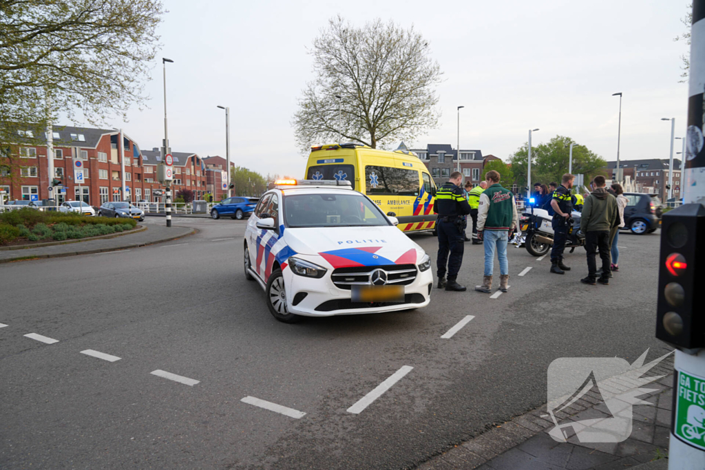 Fatbiker naar ziekenhuis na botsing