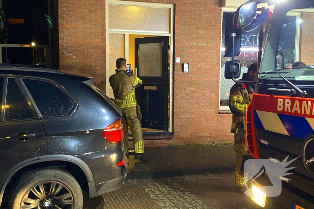 Hulpverleners treffen tekst op woning aan na melding