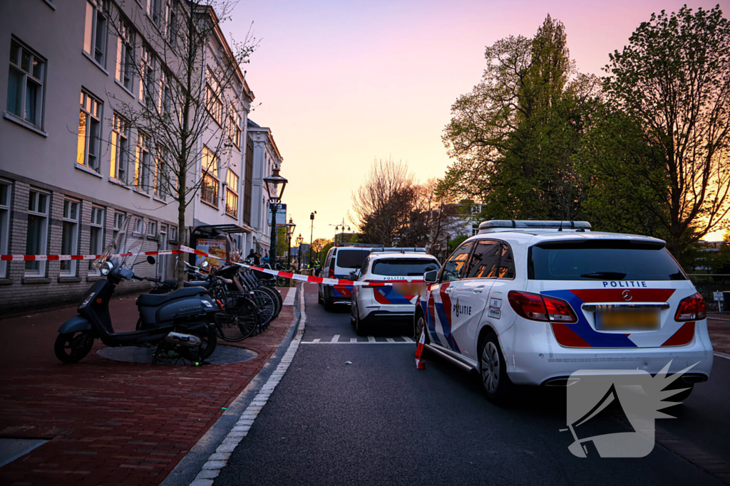Aanrijding tussen wielrenner en voetganger