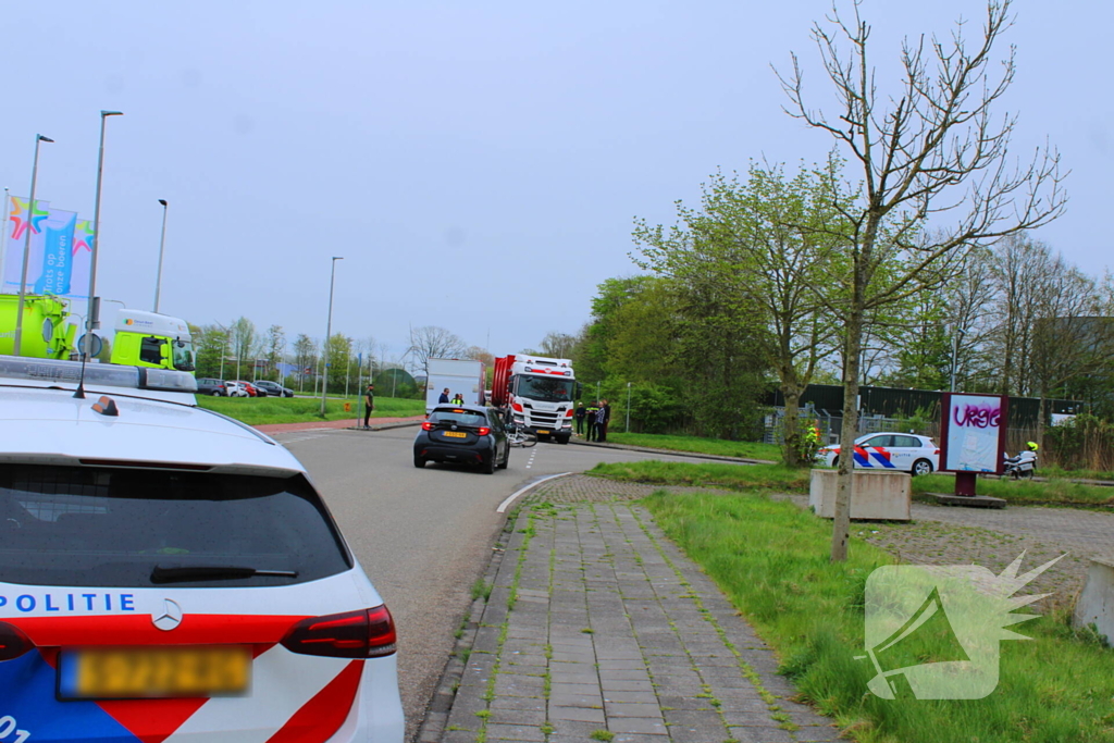 Botsing tussen fietser en bakwagen