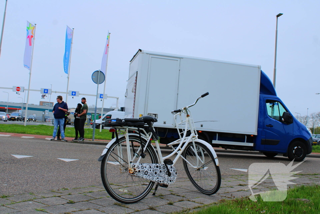 Botsing tussen fietser en bakwagen