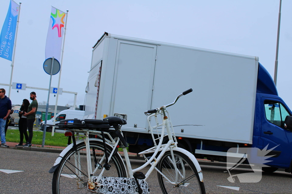 Botsing tussen fietser en bakwagen