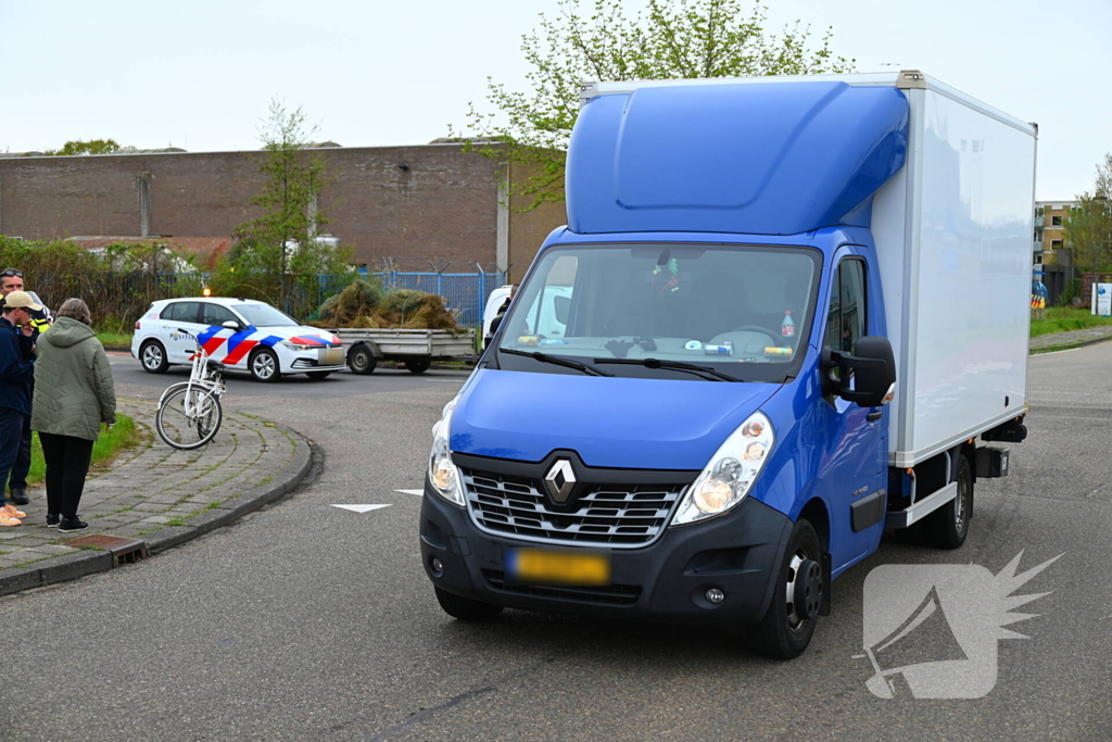 Botsing tussen fietser en bakwagen