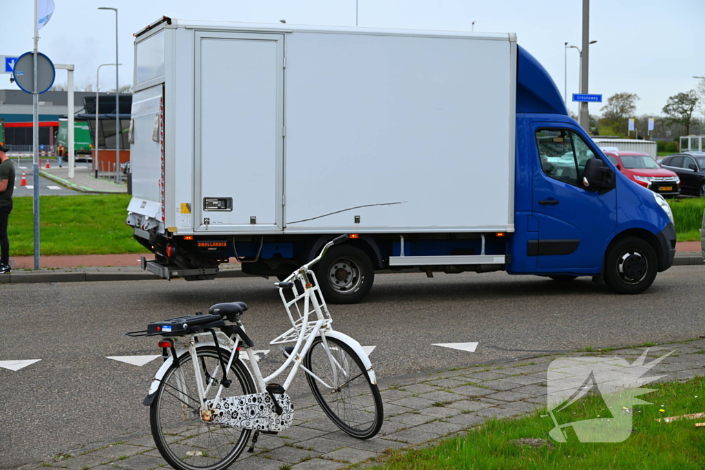 Botsing tussen fietser en bakwagen