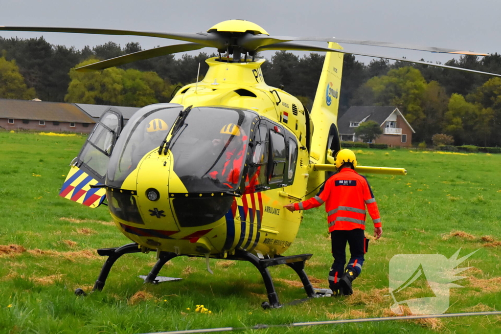 Traumateam ingezet voor medische noodsituatie op manege