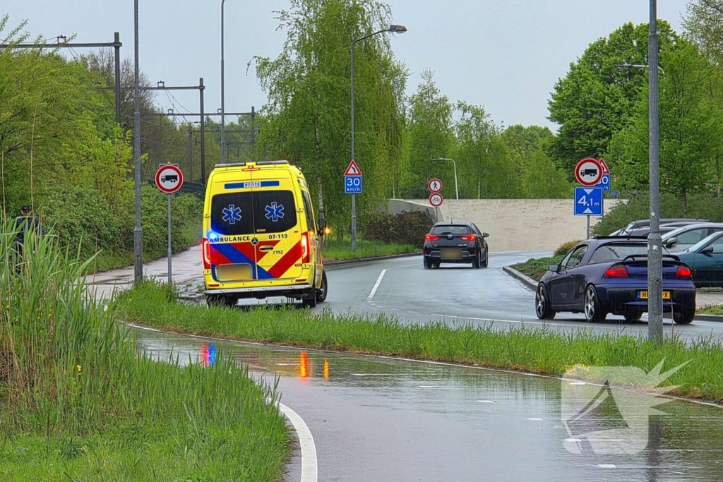 Oliesooor in Koepeltunnel zorgt voor ongeval