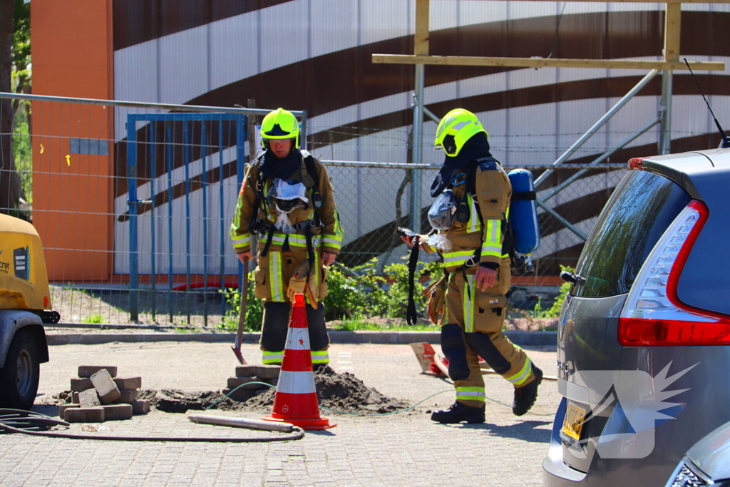 Gaslekkage door aanleg glasvezel