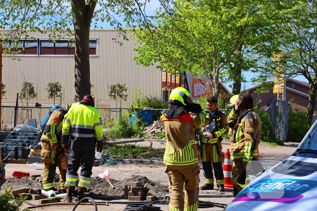 Gaslekkage door aanleg glasvezel