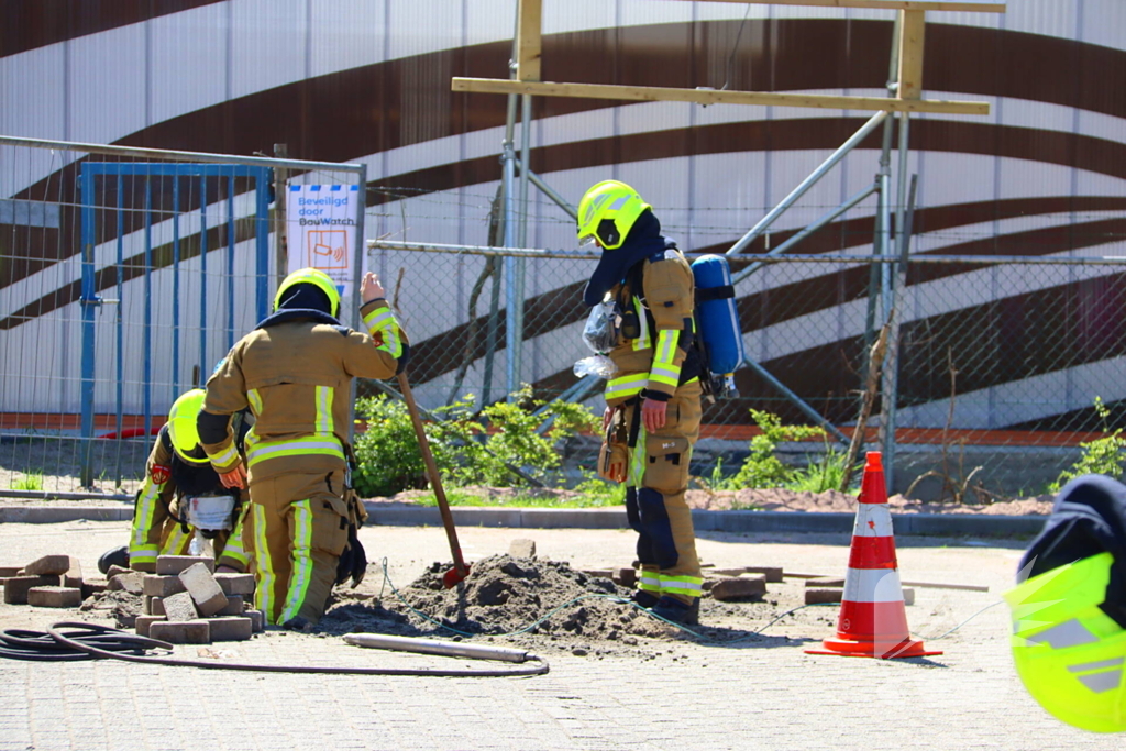 Gaslekkage door aanleg glasvezel