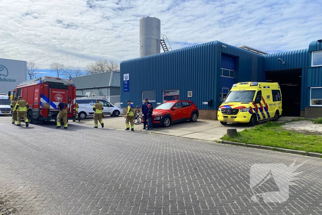 Medewerker gewond door beknelling