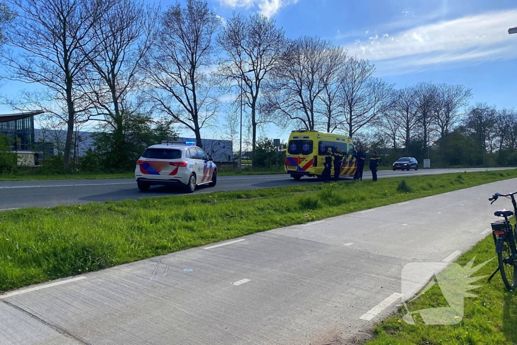 Fietser gewond na val