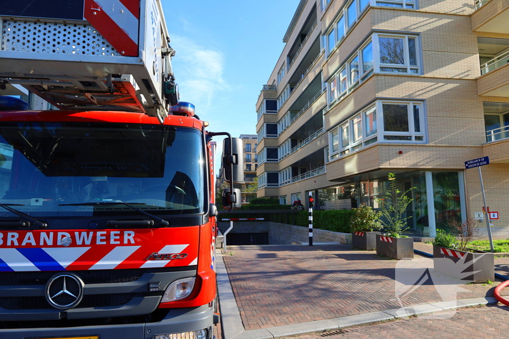 Brandweer zet zich in voor woningbrand