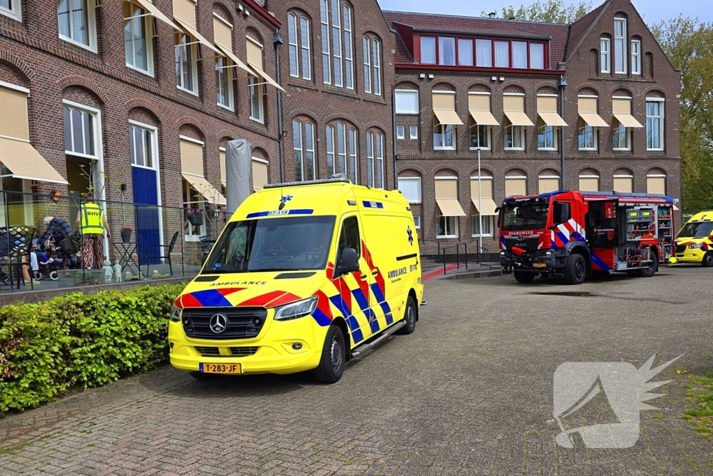 Brandweer ingezet voor brand in in gezondheidszorg instelling