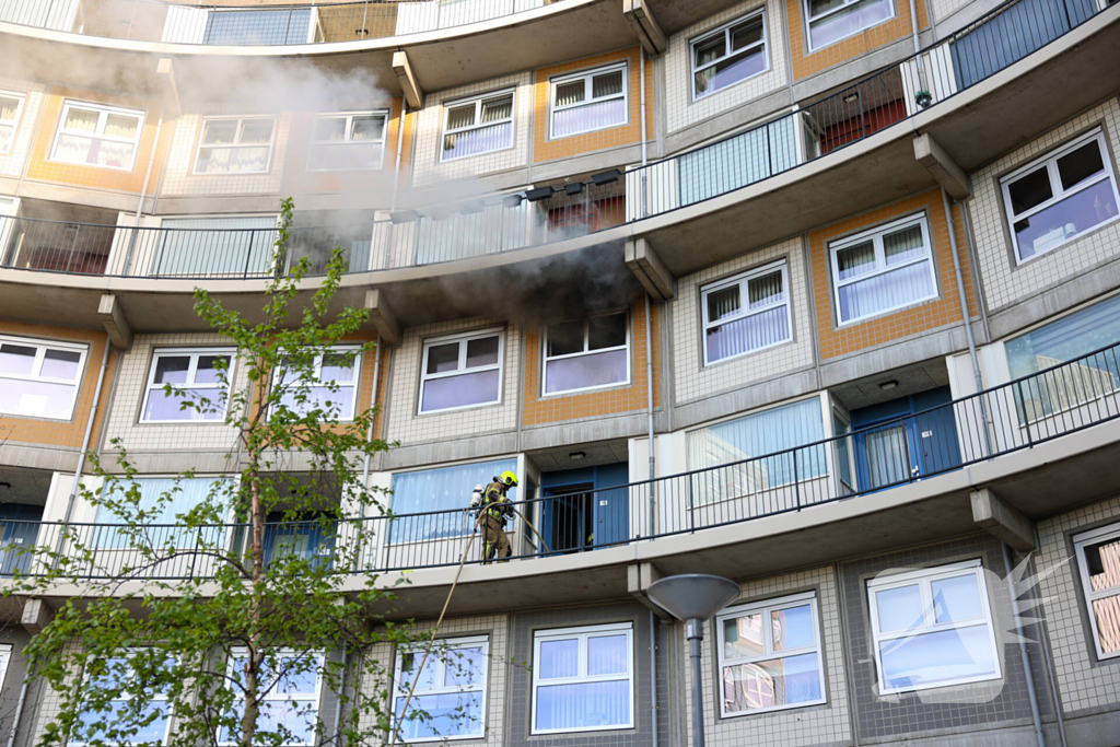 Twee gewonden en dode kat en hond bij brand in flatwoning