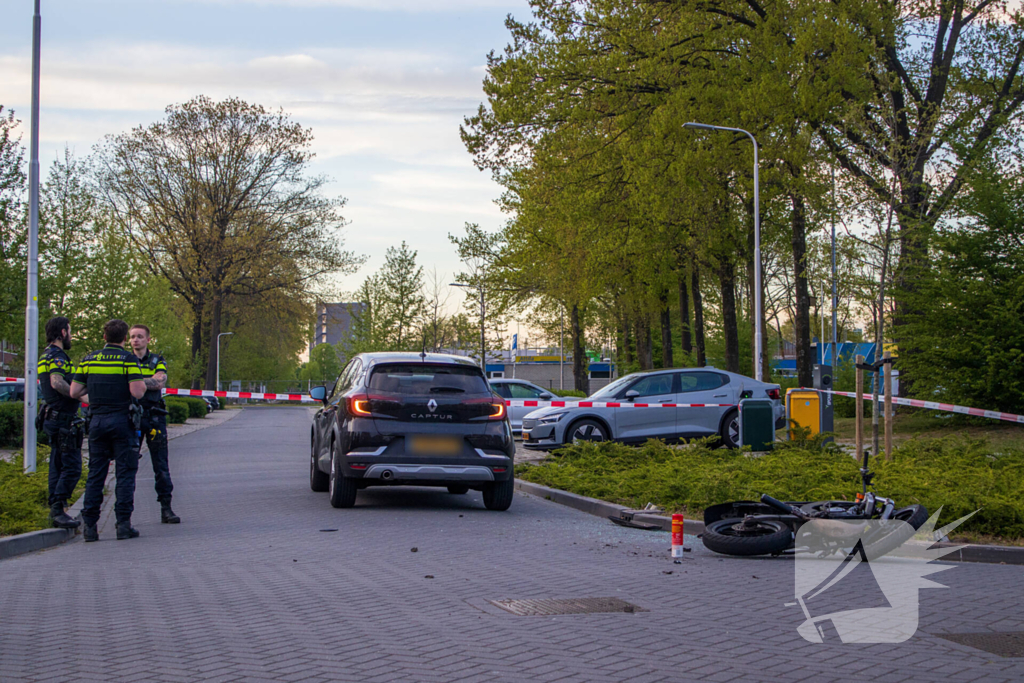 Motorrijder zwaargewond bij botsing met automobilist