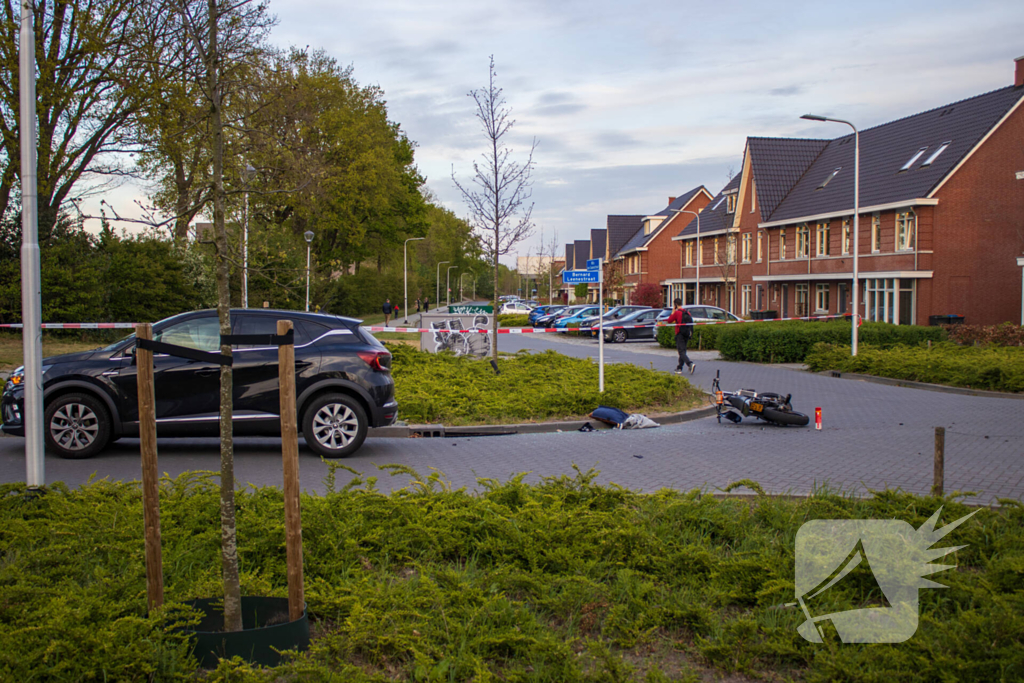 Motorrijder zwaargewond bij botsing met automobilist