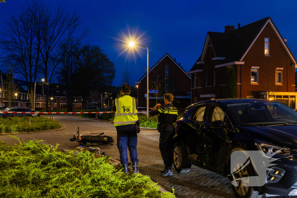 Motorrijder zwaargewond bij botsing met automobilist