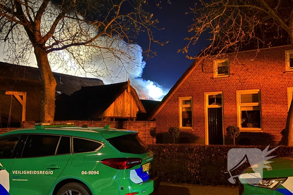 Brand in schuur met zonnepanelen