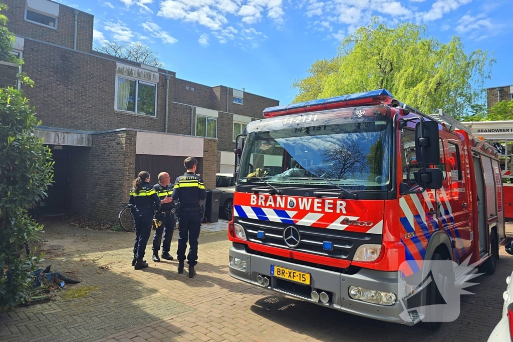 Brand in schoorsteen snel onder controle