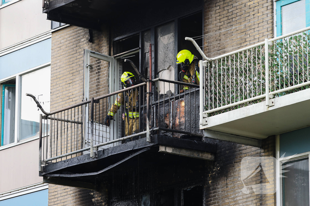 Enorme brandschade aan complex