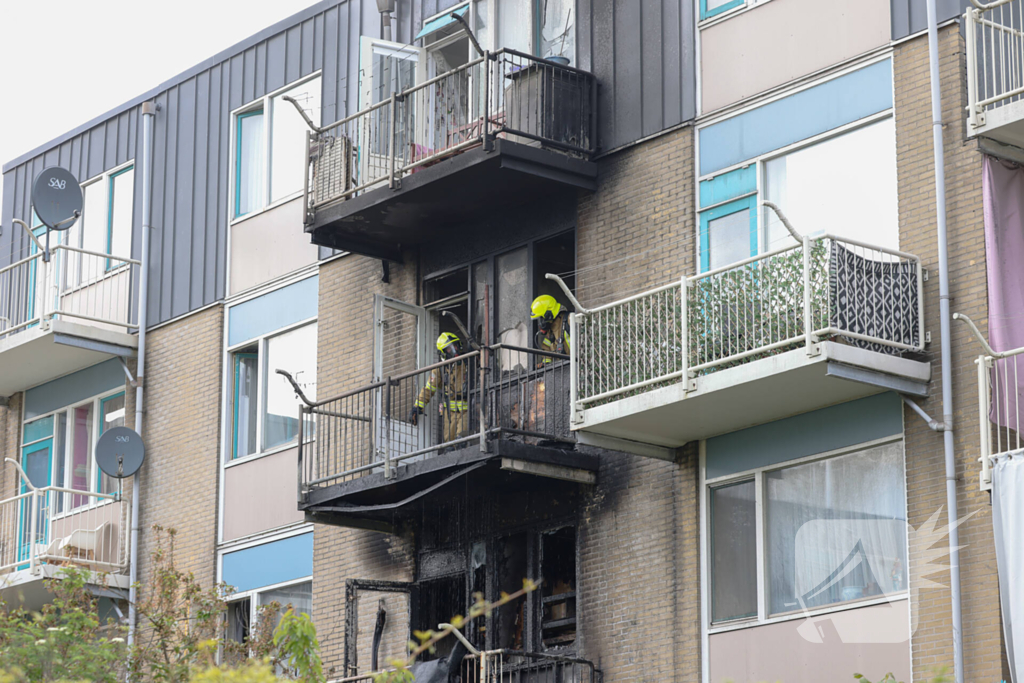 Enorme brandschade aan complex