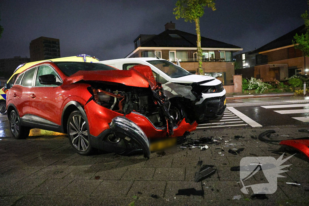 Drie beveiligingsauto's betrokken bij ongeval