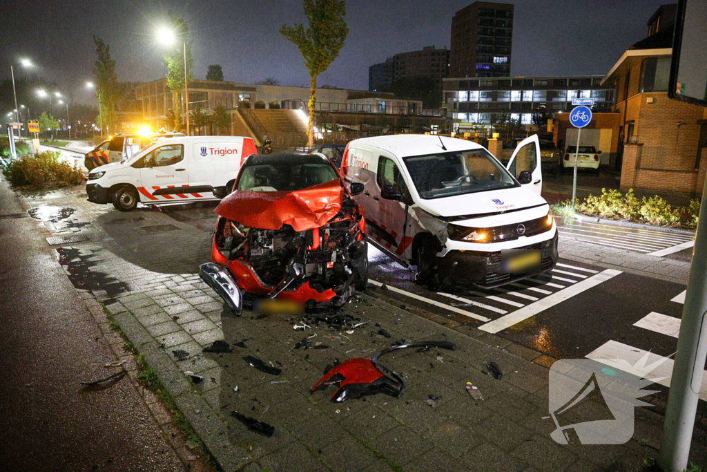Drie beveiligingsauto's betrokken bij ongeval