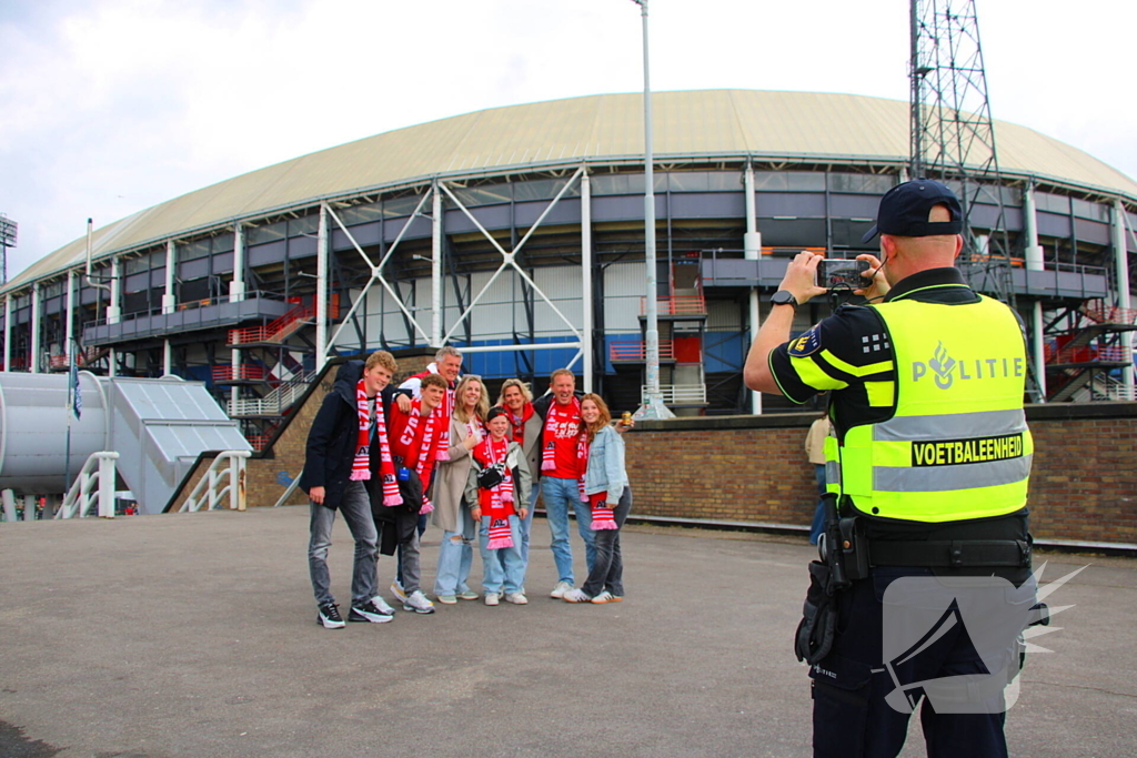 Spanning bij supporters voor bekerfinale
