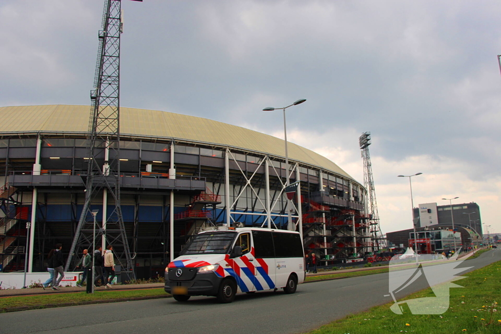 Spanning bij supporters voor bekerfinale