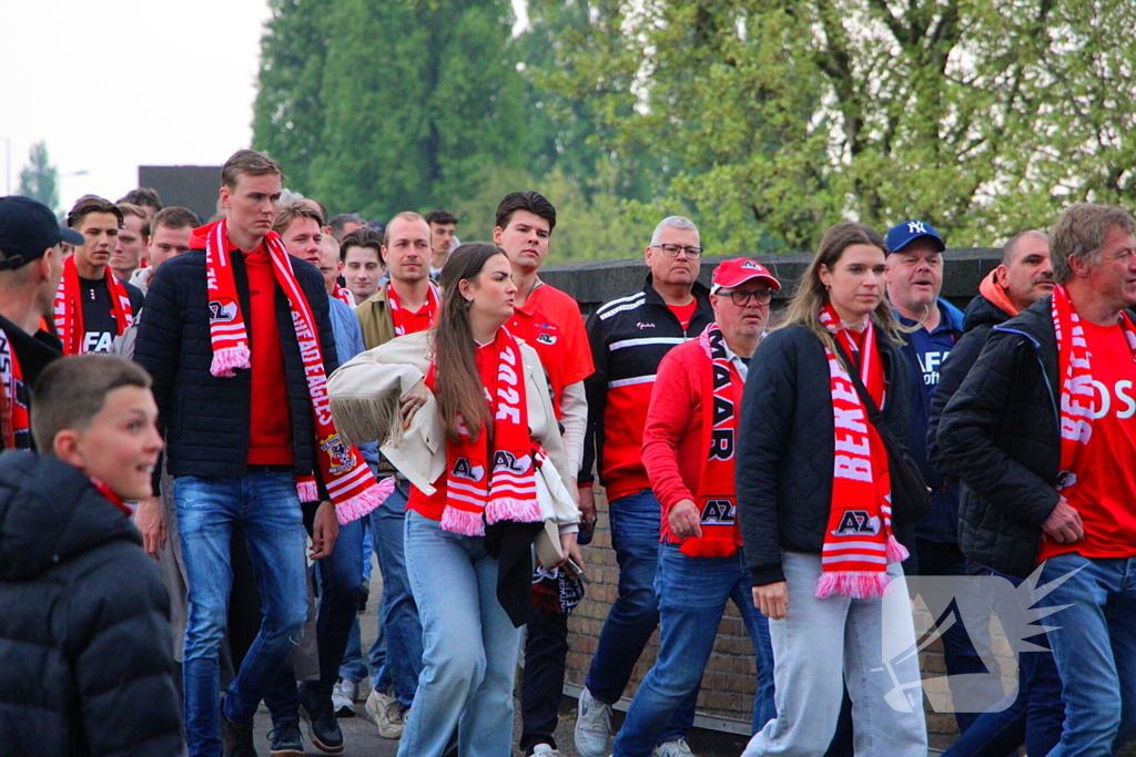 Spanning bij supporters voor bekerfinale