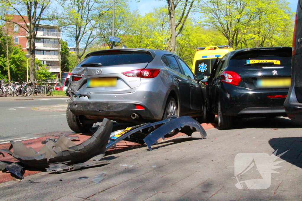 Ravage na ongeval met meerdere voertuigen