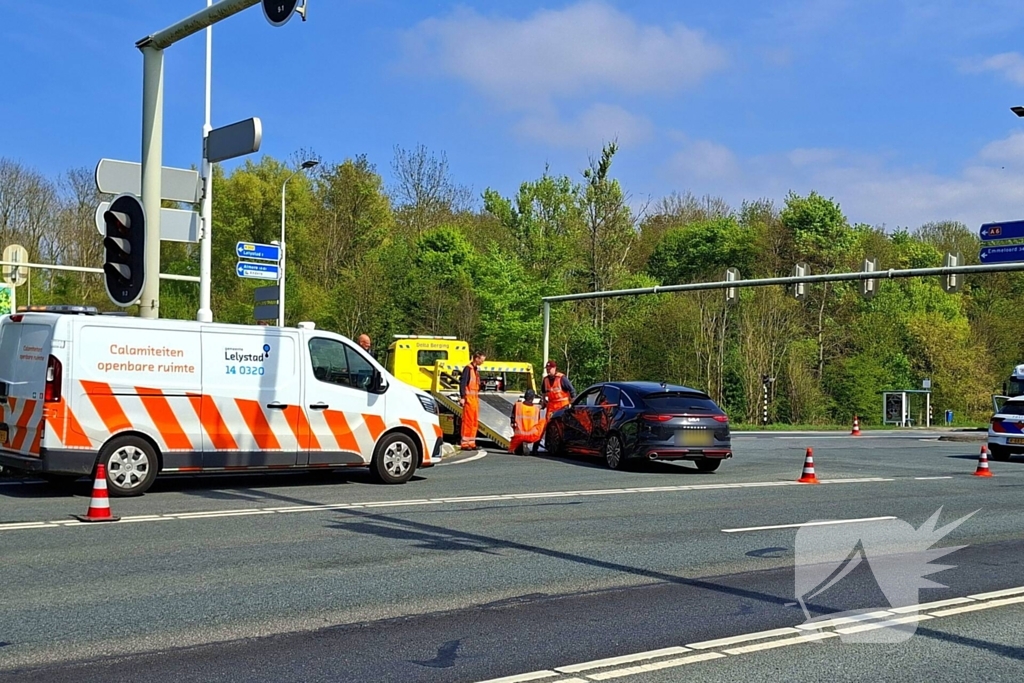 Politie botst tijdens achtervolgen van motorrijder