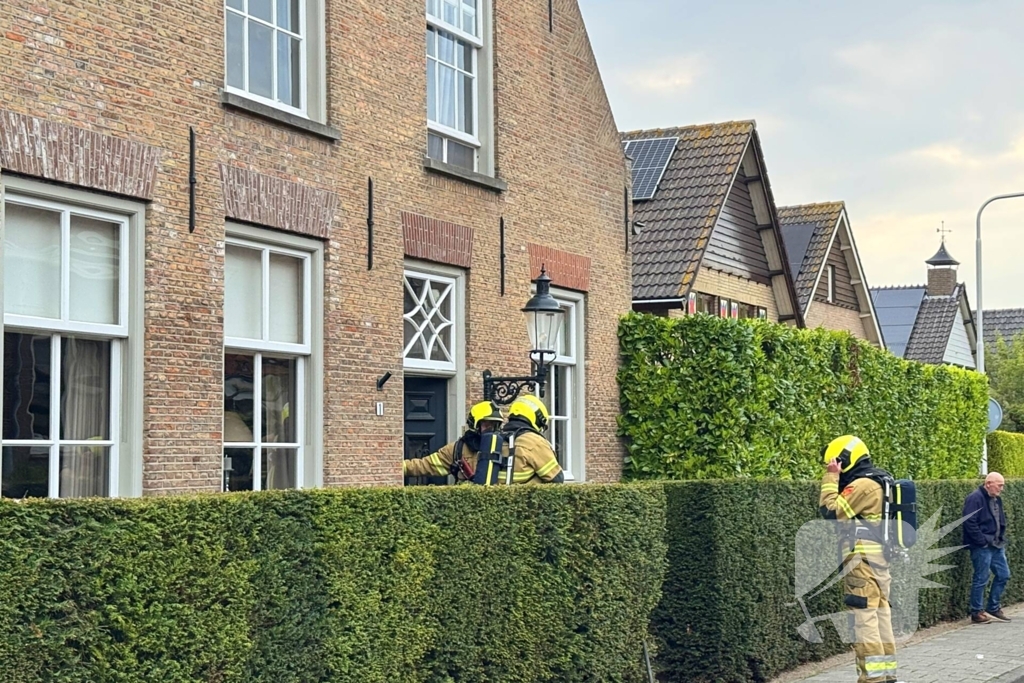 Brandweer ingezet voor schoorsteenbrand