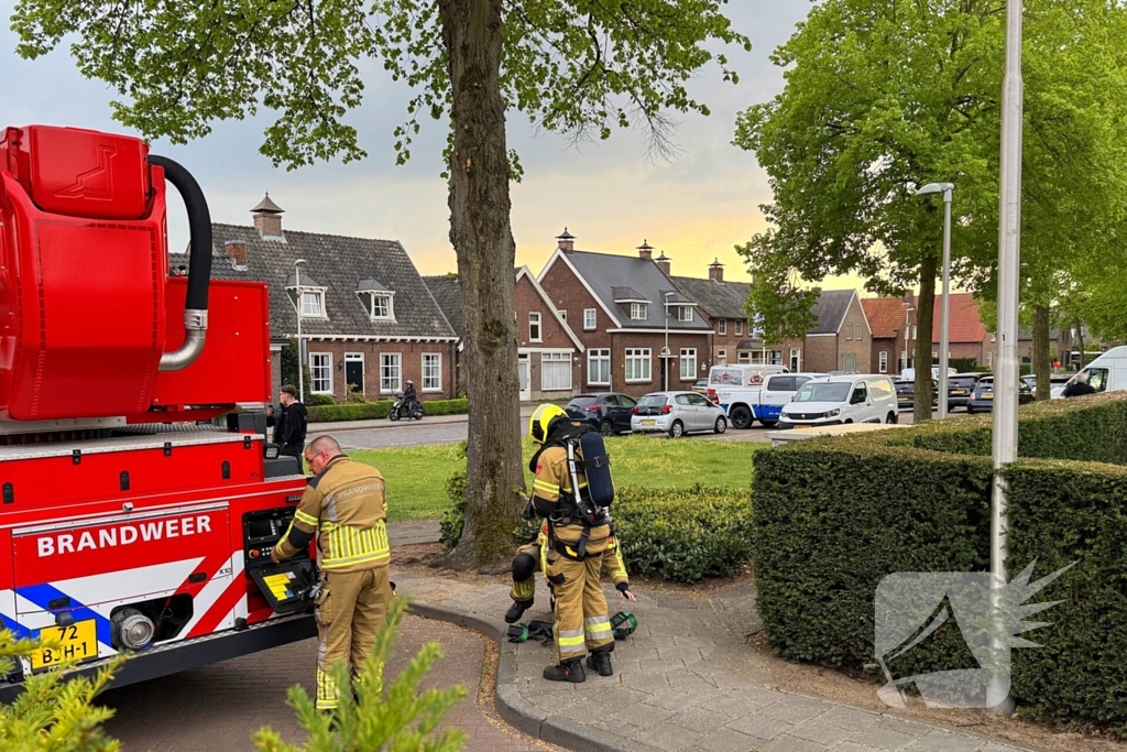 Brandweer ingezet voor schoorsteenbrand