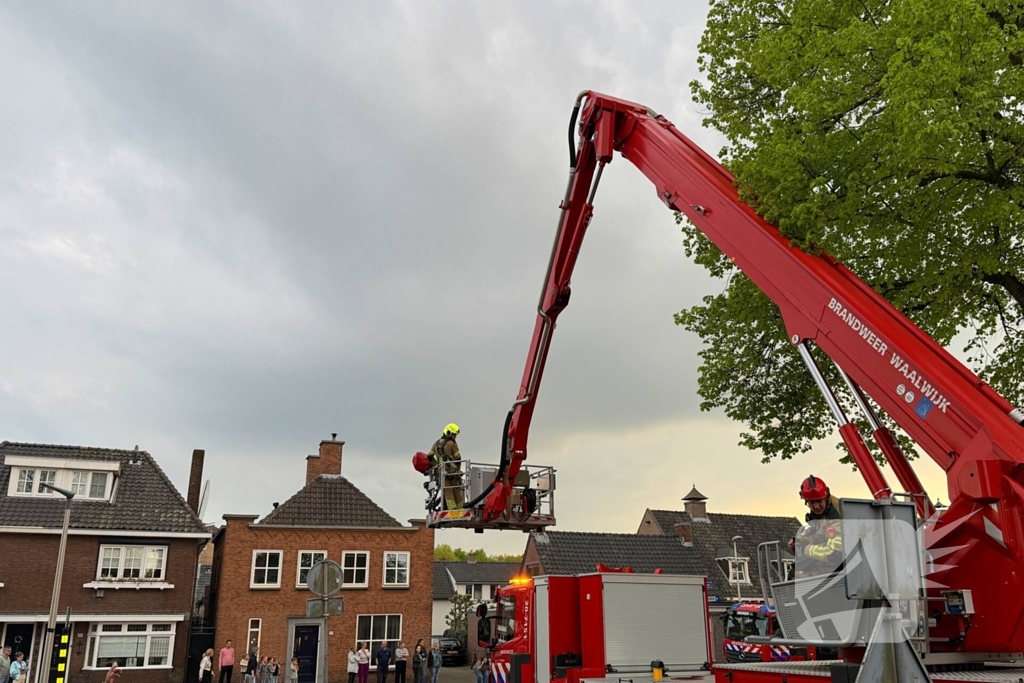 Brandweer ingezet voor schoorsteenbrand